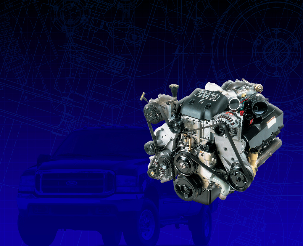 The 7.3L Power Stroke Diesel Engine.