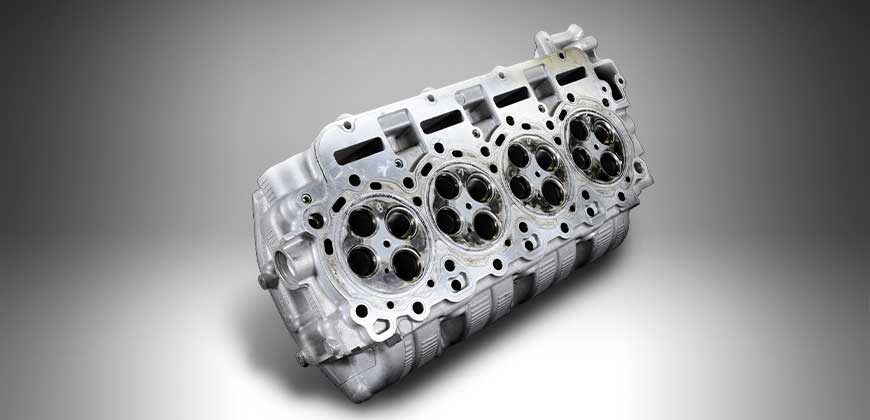 The catalytic converter from the 6.7L PSD engine.