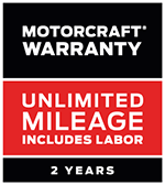 Motorcraft Warranty - Unlimited Mileage, Include Labor - 2 Years